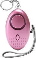 🔒 lacoti self defense keychain for women, security sound alarm keychain with flashlight - 130db emergency horn alarm for kids, girls, boys, women, elder - purple logo