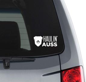 img 1 attached to Aussie-Lovin' Vinyl Decal for Australian Shepherd Dogs - A Must-Have!