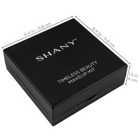 img 1 attached to 💄 SHANY 'Timeless Beauty' Kit: 36 Eye Shadows, 6 Blushes, Mini Mascara, and Applicators - Complete Makeup Set