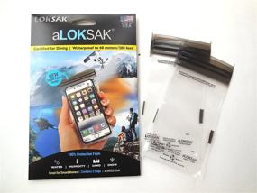img 1 attached to LOKSAK aLOKSAK 3x6 Waterproof Resealable Storage Bags - Pack of 2, Clear: Durable and Versatile Protection