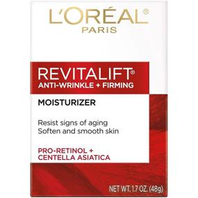 img 3 attached to 😍 L'Oreal Paris Skincare Revitalift Anti-Wrinkle and Firming Face and Neck Moisturizer with Pro-Retinol - Paraben Free - 1.7 oz (Packaging may vary)