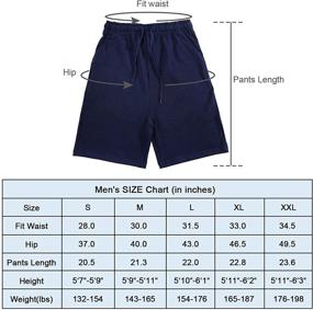 img 3 attached to Cotton Lounge Men's Pajama Bottoms by RENZER: Comfortable Sleep & Loungewear