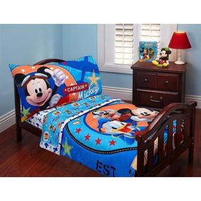 img 1 attached to 🐭 Adorable Disney Baby Mickey Mouse Toddler Bed Set: Dreamlike Comfort for Your Little One