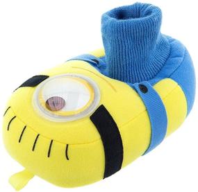 img 1 attached to Adorable Despicable Me Minions Slippers for Toddler Boys – Comfy and Cute Shoes!