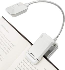 img 4 attached to WITHit Quad Clip On Book Light – LED Reading Light With Clip For Books And EBooks