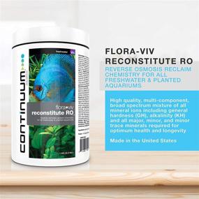 img 2 attached to 🌿 Optimize Your Freshwater and Planted Aquariums with Continuum Aquatics Flora Viv Reconstitute RO – Mineral Element Powder for Purified Water