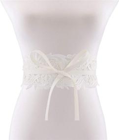 img 2 attached to Ayliss Womens Bowknot Corset Leather Women's Accessories
