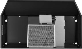 img 2 attached to 🔥 Broan-NuTone 413623 Broan 41000 - Sleek 36-Inch Black Range Hood with Incredible Performance