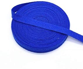 img 3 attached to 🌈 MoonyLI 14m Cotton Webbing Twill Tape Seam Bias Tape 10mm Elastic - 14 Vibrant Colors