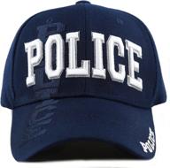 👮 law enforcement 3d embroidered hat: the ultimate accessory from the hat depot logo