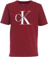 👕 крутая и удобная: футболка calvin klein с классическим логотипом ck для мальчиков логотип