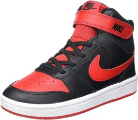 img 4 attached to Nike Court Borough Little Cd7783 100 Girls' Shoes in Athletic