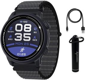 img 4 attached to Coros PACE 2 Premium GPS Sport Watch with Nylon Band, Heart Rate Monitor, Extended 30-Hour GPS Battery Life, Barometer, ANT+ & BLE Connections, Wearable4U Power Bank Bundle (Navy - Nylon Strap)
