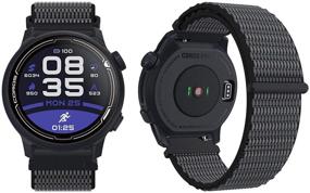 img 1 attached to Coros PACE 2 Premium GPS Sport Watch with Nylon Band, Heart Rate Monitor, Extended 30-Hour GPS Battery Life, Barometer, ANT+ & BLE Connections, Wearable4U Power Bank Bundle (Navy - Nylon Strap)