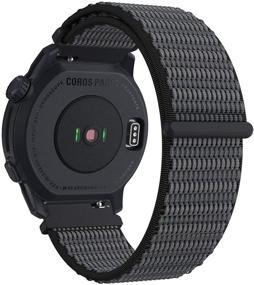 img 2 attached to Coros PACE 2 Premium GPS Sport Watch with Nylon Band, Heart Rate Monitor, Extended 30-Hour GPS Battery Life, Barometer, ANT+ & BLE Connections, Wearable4U Power Bank Bundle (Navy - Nylon Strap)