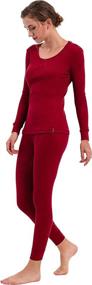 img 1 attached to 🌬️ Winter Ready: Femofit Women's Thermal Underwear Long Johns Set - Stay Warm and Cozy with this Soft Base Layer Set in Sizes S~XL