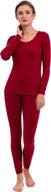 🌬️ winter ready: femofit women's thermal underwear long johns set - stay warm and cozy with this soft base layer set in sizes s~xl логотип