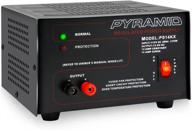 ⚡️ pyramid ps14kx universal compact bench power supply: efficient 12 amp ac-to-dc conversion with 13.8v dc output, 270 watts power input and cooling fan logo