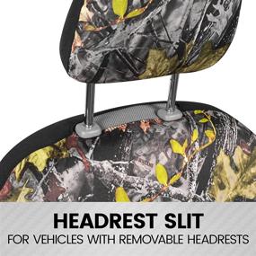 img 1 attached to 🚗 Camo Car Seat Covers by BDK