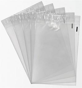 img 1 attached to 📦 Premium Clear Plastic Self-Sealing Shop4Mailers: Pack of 15 - Convenient and Durable
