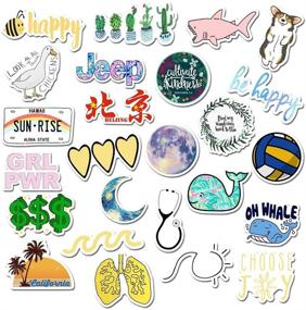 img 2 attached to 🌈 Vibrant VSCO Stickers: 100PCS Cute Cool Waterproof Decals for Hydro Flask, Water Bottles, Laptop, MacBook, Skateboard, Phone - Perfect for Kids, Girls, Teens, Women, Adults