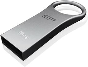 img 1 attached to 💾 SP 16GB Flash Drive Firma ZN F80, USB 2.0, Gray Aluminium by Silicon Power (SP016GBUF2F80V1S)