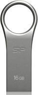 💾 sp 16gb flash drive firma zn f80, usb 2.0, gray aluminium by silicon power (sp016gbuf2f80v1s) логотип