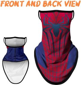 img 2 attached to Cold Weather Protective Bandana for Boys with Gaiter Loops - Essential Accessories for Enhanced Safety and Comfort