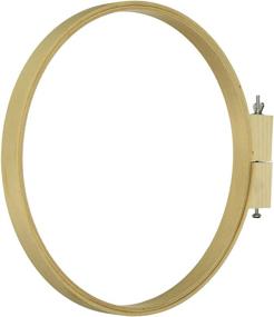 img 1 attached to 🪡 Darice 39997 10-inch Wooden Embroidery Hoop: High-Quality Round Embroidery Hoop for All Crafting Needs