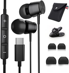 img 4 attached to 🎧 Высококачественные наушники Gsangoo In-Ear USB C с микрофоном для Galaxy S20 FE, OnePlus 8T, Samsung Note 20 Ultra, Google Pixel 5 и многих других – премиум-наушники для стереозвука и шумоизоляции.