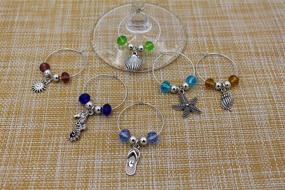 img 2 attached to 6Piece Beach Themed Jewelry Charms