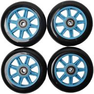 🛴 freedare 100mm scooter wheels with bearings - replacement kick scooter wheels set logo