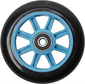 img 1 attached to 🛴 FREEDARE 100mm Scooter Wheels with Bearings - Replacement Kick Scooter Wheels Set