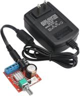 🔊 drok dc 12v micro stereo amp 2.0 hi-fi digital audio amplify board +10w +10w dual channel class-d pc amplifier module with micro 12v 2a power adapter for car vehicle auto computer audio system - enhanced seo logo