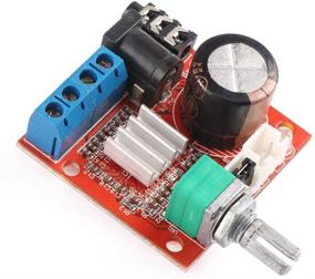 img 2 attached to 🔊 DROK DC 12V Micro Stereo AMP 2.0 Hi-Fi Digital Audio Amplify Board +10W +10W Dual Channel Class-D PC Amplifier Module with Micro 12V 2A Power Adapter for Car Vehicle Auto Computer Audio System - Enhanced SEO