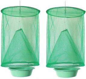 img 4 attached to 🪰 Soplus 2 Pack Ranch Fly Cages with Pots - Effective New Tools for Indoor/Outdoor Family Farms, Park, Restaurants