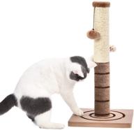 🐾 pawz road cat scratching post with extra post and dangling ball - 22 inches: interactive toys for cats logo