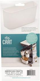 img 2 attached to We R Memory Keepers 0633356602828 Accessories A la Cart Cup-Large, White: Organize Your Craft Supplies in Style!