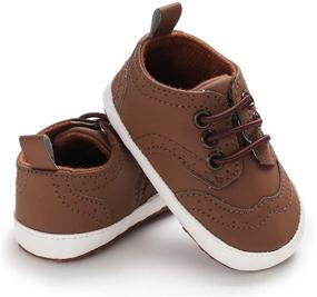 img 2 attached to Stylish BENHERO Leather Moccasins for Toddler Walkers | Boys' Sneaker Shoes