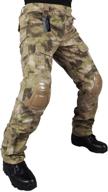 👖 zapt tactical pants: airsoft hunting bdu combat pant with knee pads - army camo military trousers logo