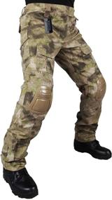 img 4 attached to 👖 ZAPT Tactical Pants: Airsoft Hunting BDU Combat Pant with Knee Pads - Army Camo Military Trousers