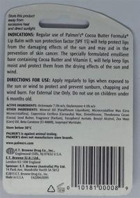 img 1 attached to 👄 Protect Your Lips with Palmer's Coco Butter Formula Lip Balm SPF-15, 0.15 Ounce - Ultimate Lip Care Solution