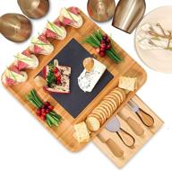 🍽️ maximizing elegant presentation: premium centerpiece charcuterie slide out stainless logo