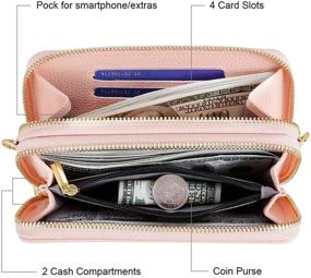 img 3 attached to HAWEE Wristlet Clutch Shoulder Chanels Women's Handbags & Wallets in Wristlets