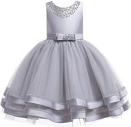 glamulice ruffles vintage embroidered bridesmaid girls' clothing for dresses logo
