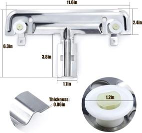 img 3 attached to 🔧 W10712395 Dishwasher Upper Rack Adjuster Kit with W10508950 Dish Rack Stop Clip - Compatible with Whirlpool Dishwasher - AP5957560 Replacement - 18 Pack