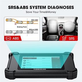 img 3 attached to 🚗 Улучшенный автомобильный сканер ThinkScan SR2: ABS SRS OBD2 сканер, сканер сброса масла/EPB и сканер подушек безопасности на всю жизнь. Автомобильный диагностический инструмент с Wi-Fi и бесплатными обновлениями.