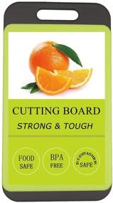 img 4 attached to 🔪 Svenee Mini Kitchen Cutting Board Mats - BPA Free, Dishwasher Safe, Non Porous, Juice Grooves, Thicker Boards, Easy Grip Handle