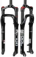 🚲 snow fat mtb fork: bike air fat fork with 100mm travel & aluminum-alloy material, ideal for 4.0" tire mountain bikes logo