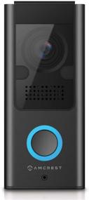 img 4 attached to 🚪 Amcrest 1080P Video Doorbell Camera Pro: Ultimate Outdoor Smart Home WiFi Doorbell Camera with Wired Power, PIR Motion Detect, RTSP, IP55 Weatherproof, MicroSD Card, 2-Way Audio, 140º Wide-Angle AD110